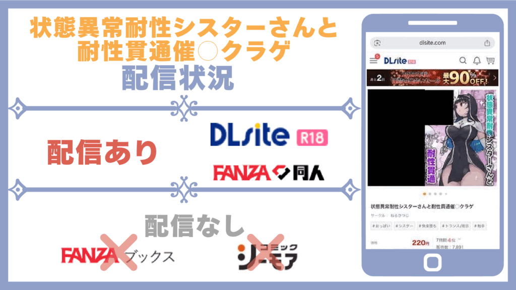 状態異常耐性シスターさんと耐性貫通催○クラゲ配信状況
