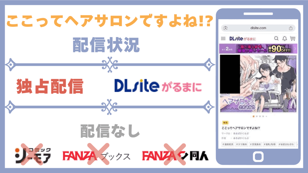 ここってヘアサロンですよね！？配信状況